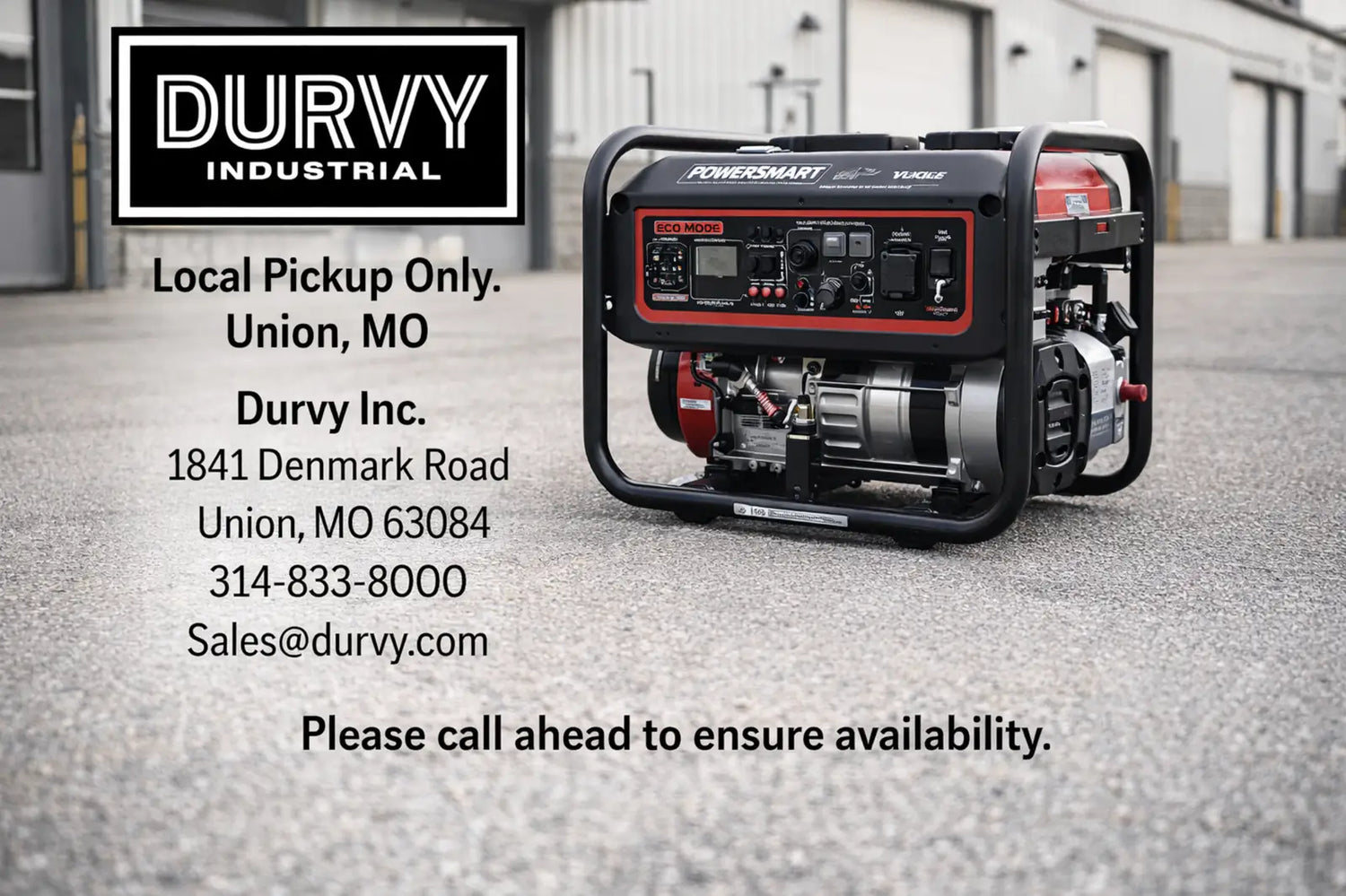 Generator union mo local pickup 