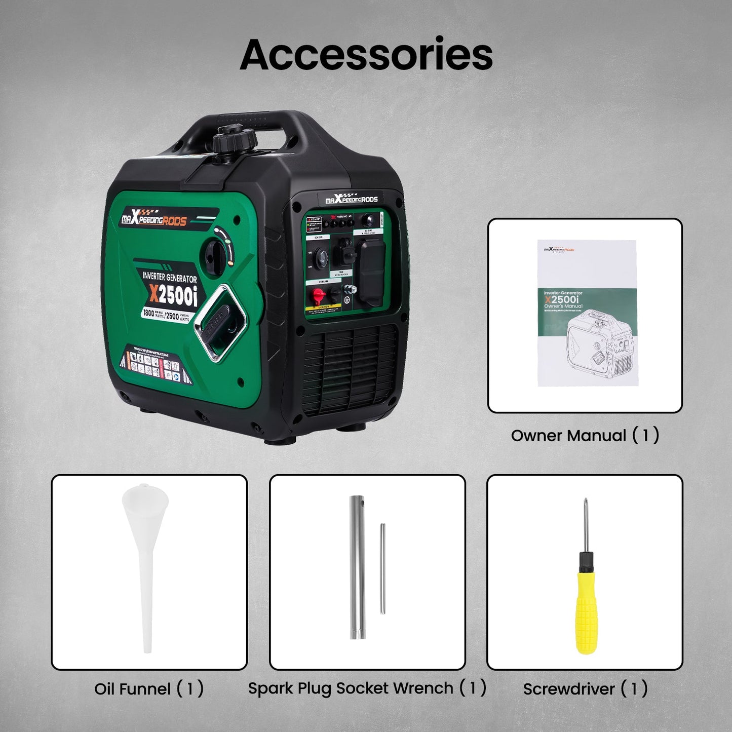 2500 Watt Generator. MXR - X2500I. - Durvy Industrial_