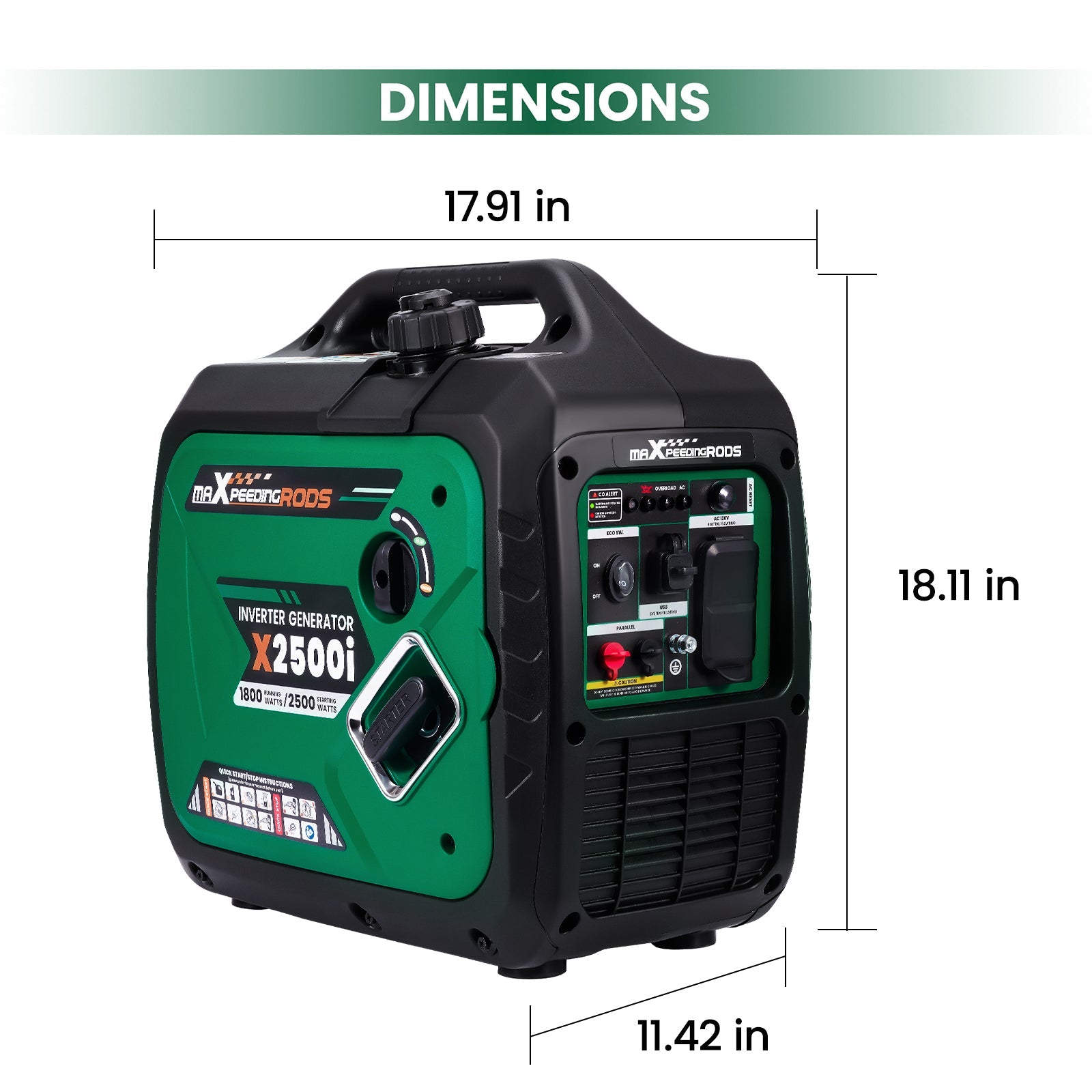 2500 Watt Generator. MXR - X2500I. - Durvy Industrial_