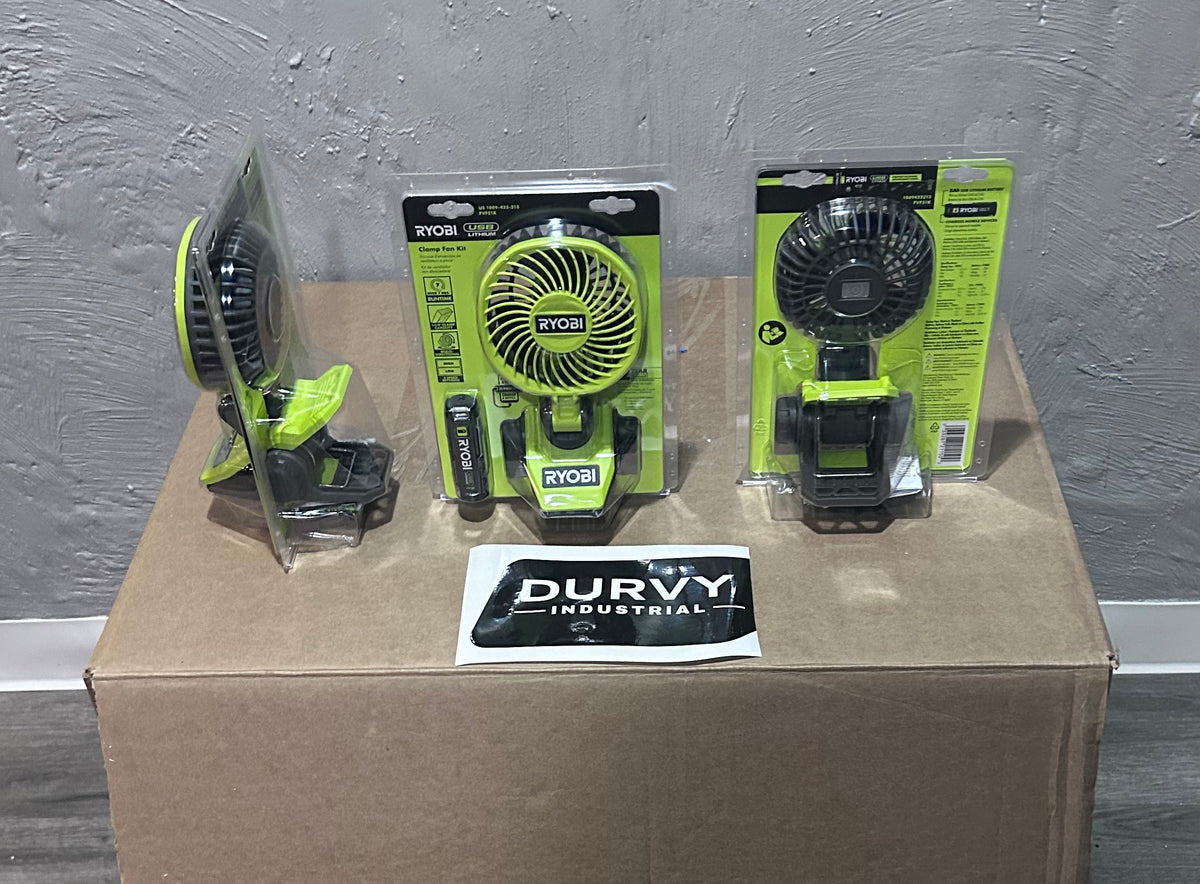 Ryobi Fan.   Pick up in Saipan. (New). 1 Fan with 1 battery and charger.