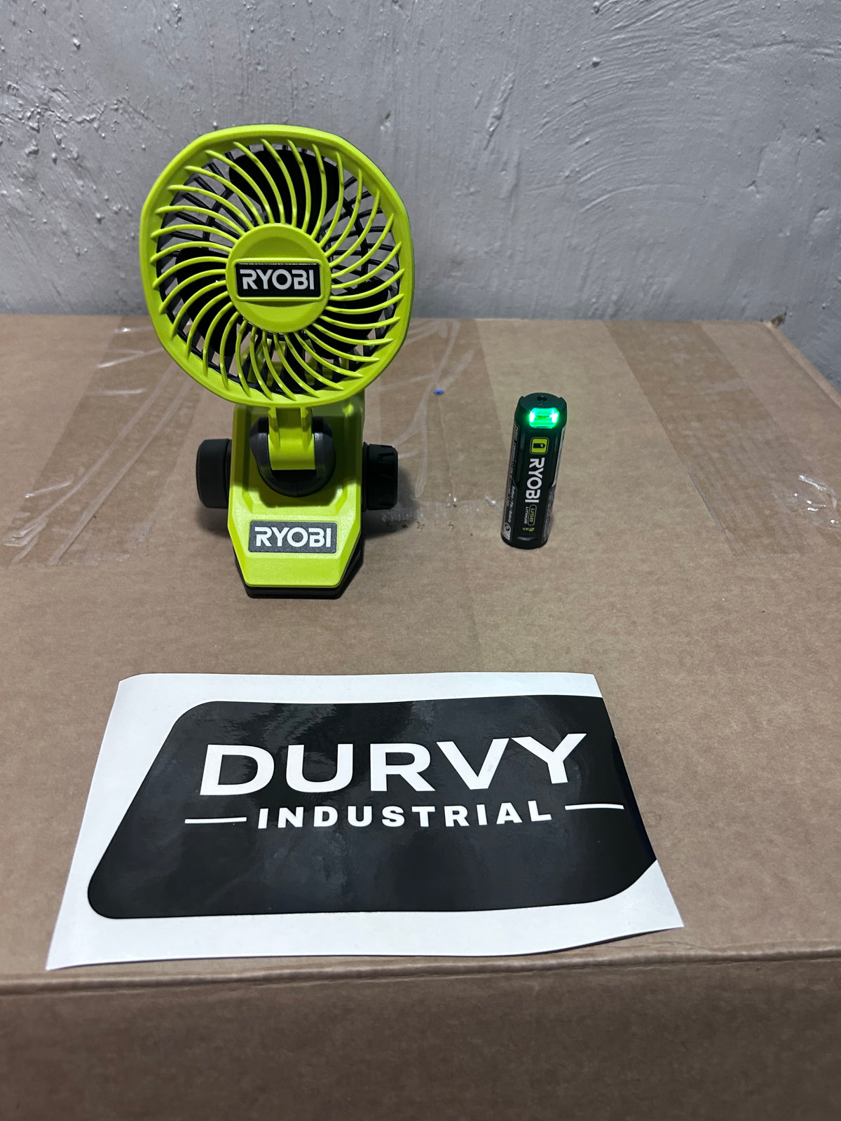 Ryobi Fan.   Pick up in Saipan. (New). 1 Fan with 1 battery and charger.