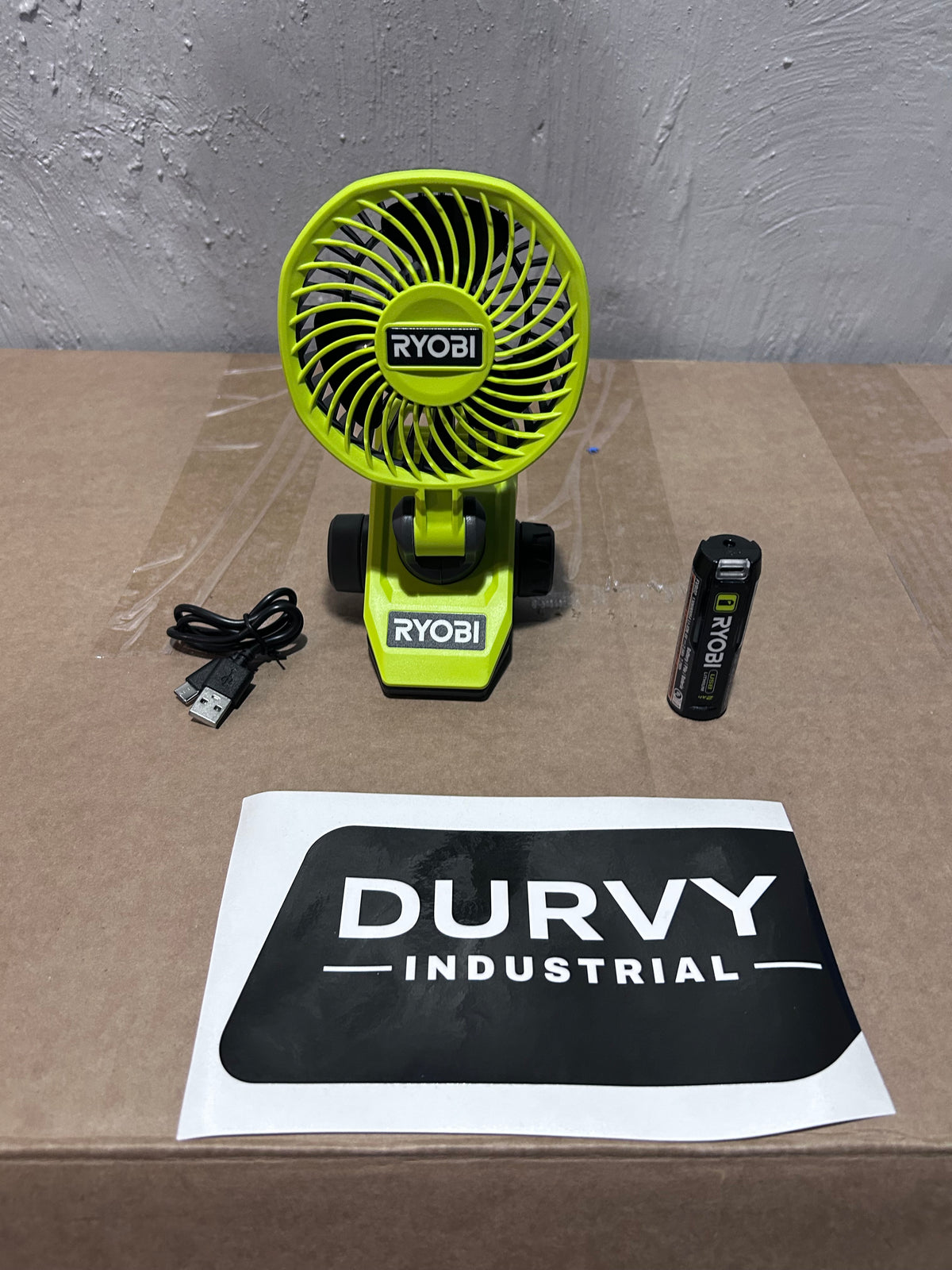 Ryobi Fan.   Pick up in Saipan. (New). 1 Fan with 1 battery and charger.