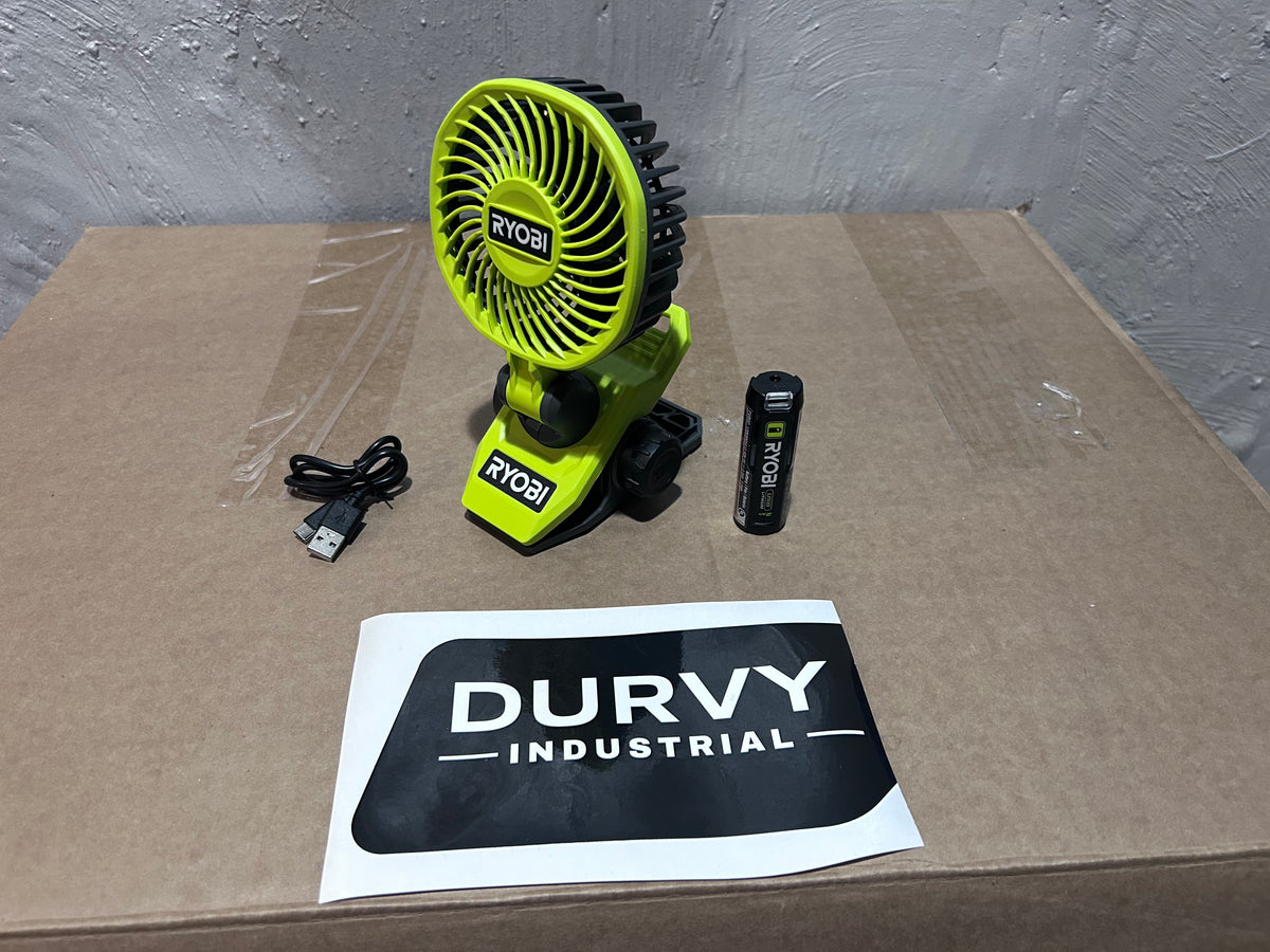 Ryobi Fan.   Pick up in Saipan. (New). 1 Fan with 1 battery and charger.
