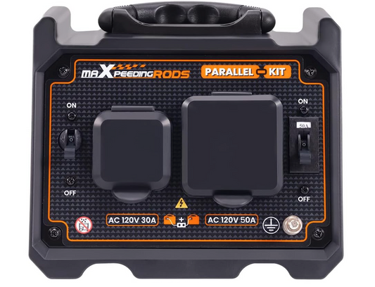 Generator Parallel Kit – 6000W Output | Works with Multiple Generator Brands | 30A & 50A Outlets | Includes Cables & Adapters