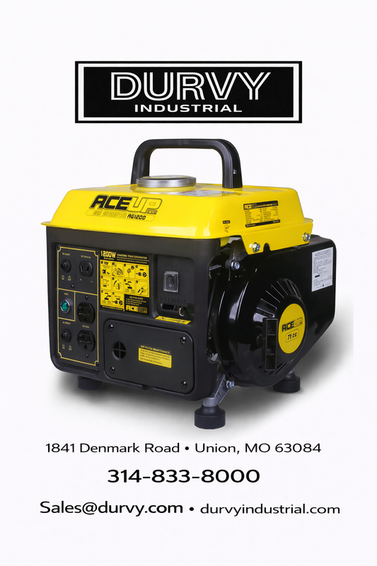 AceUp Energy 1200W 2-Stroke Portable Gas Generator (AG1200) LOCAL PICKUP