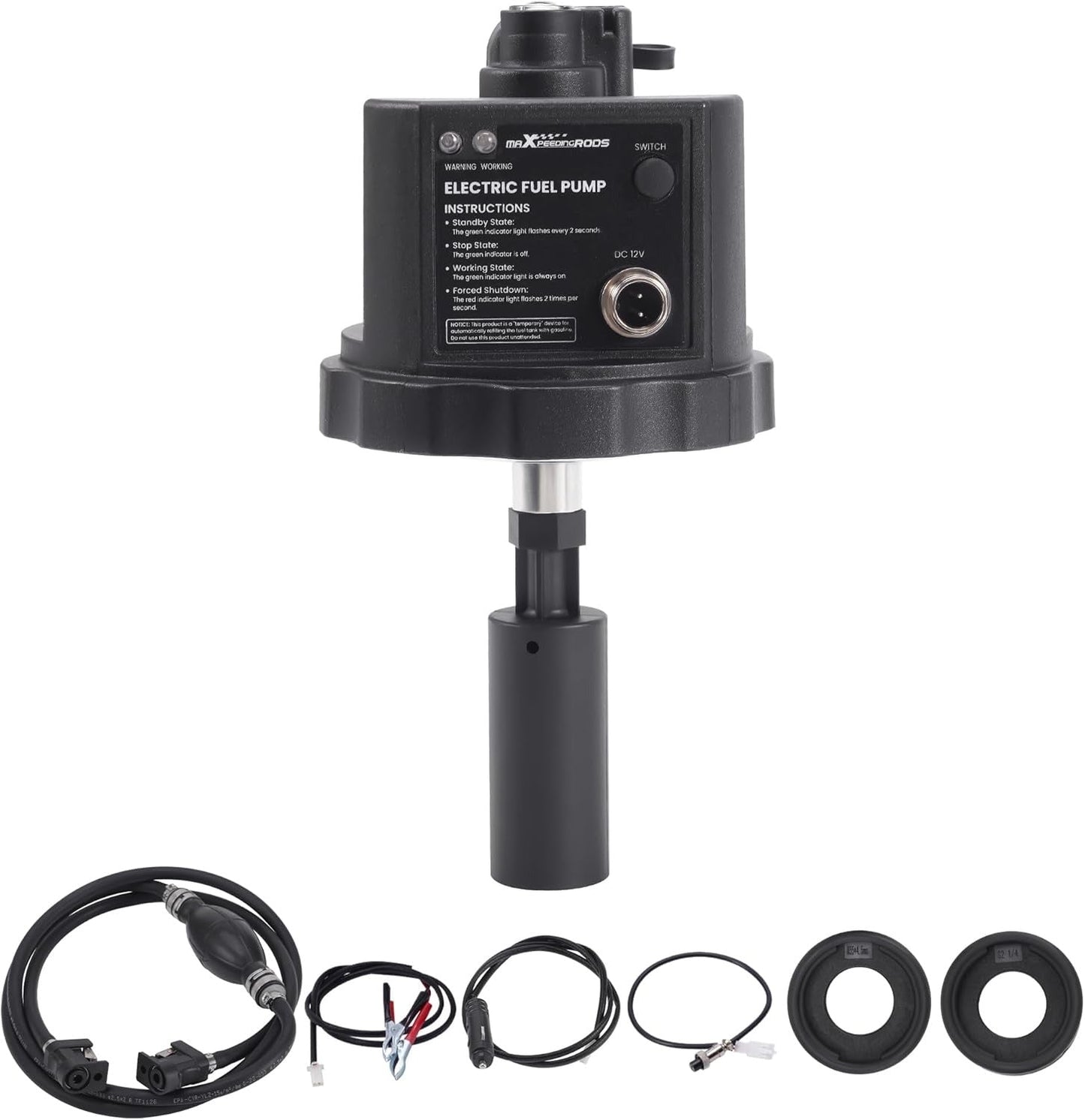 Electric Fuel Pump (12V DC) for Generators | Auto Fuel Sensor | Extended Run System - Durvy Industrial_