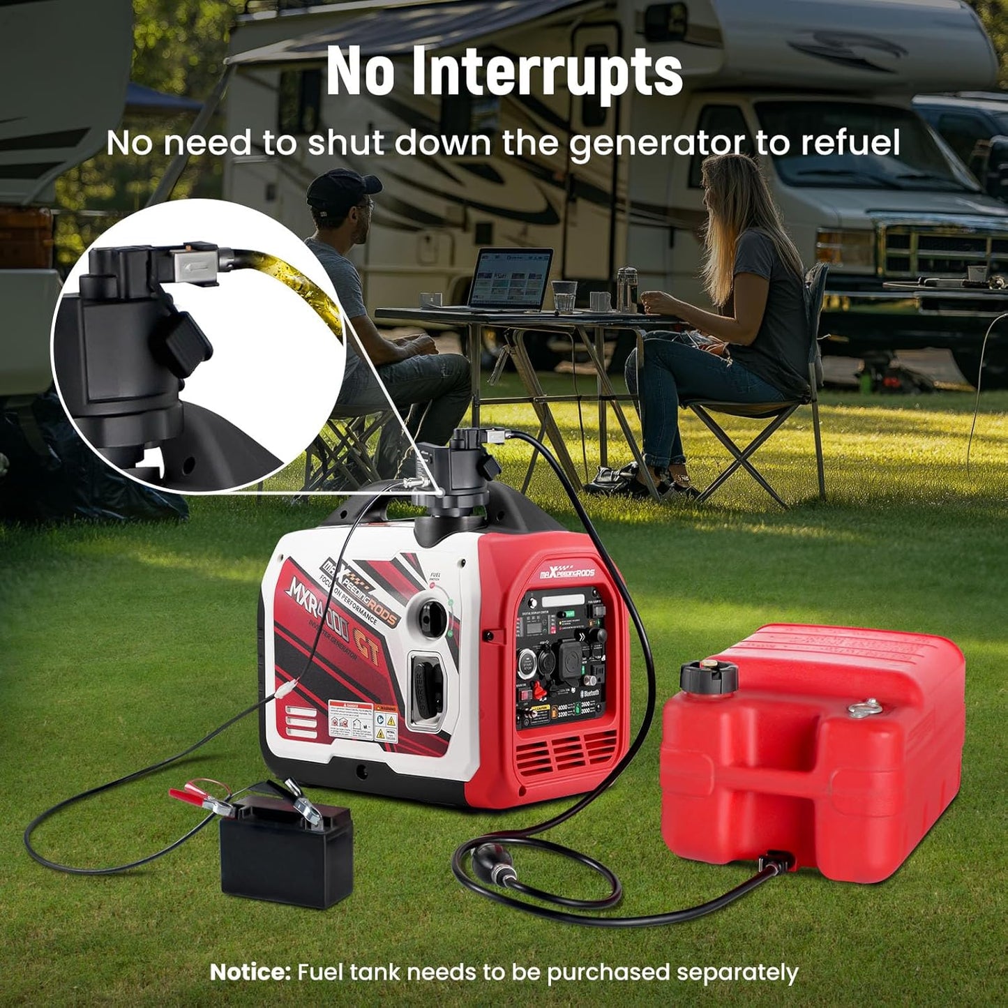 Electric Fuel Pump (12V DC) for Generators | Auto Fuel Sensor | Extended Run System - Durvy Industrial_