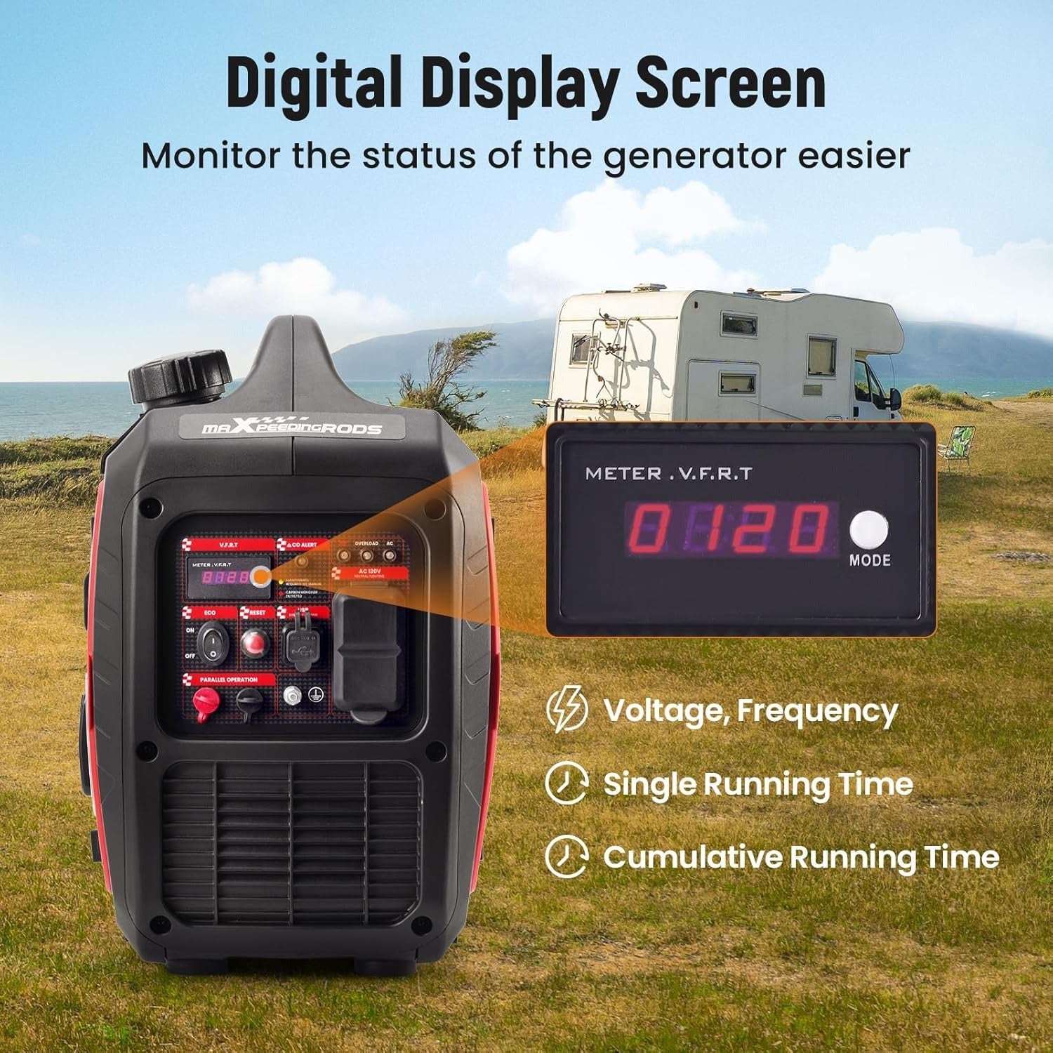 FREE Shipping - MXR2850 2850W Gas Powered Inverter Generator - Durvy Industrial_