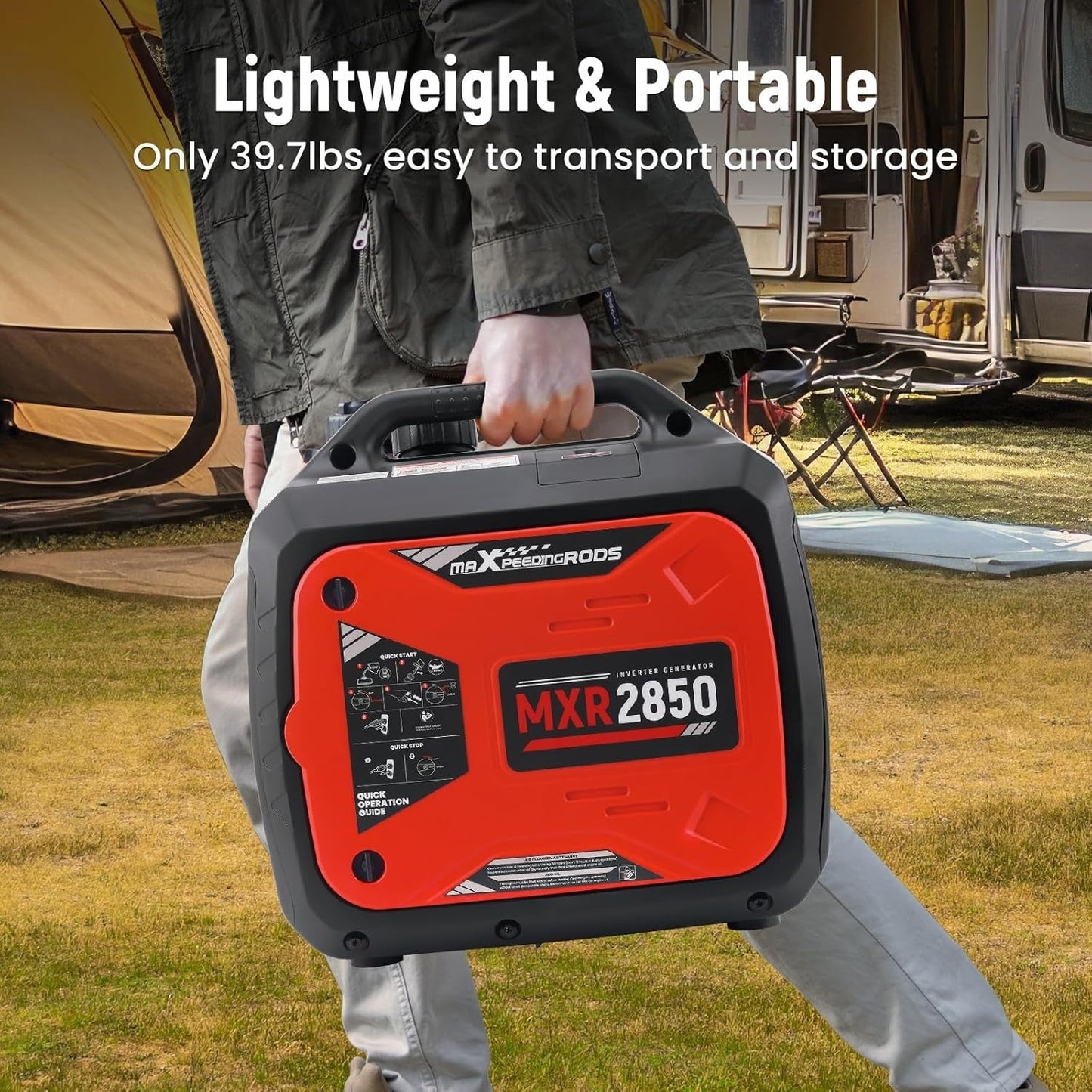FREE Shipping - MXR2850 2850W Gas Powered Inverter Generator - Durvy Industrial_