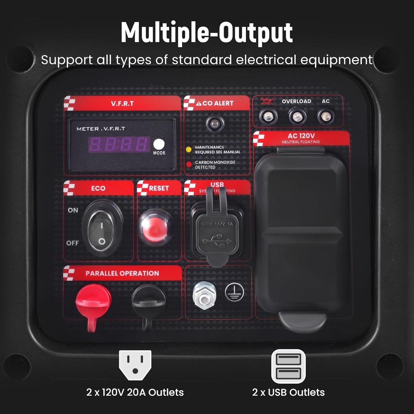 FREE Shipping - MXR2850 2850W Gas Powered Inverter Generator - Durvy Industrial_