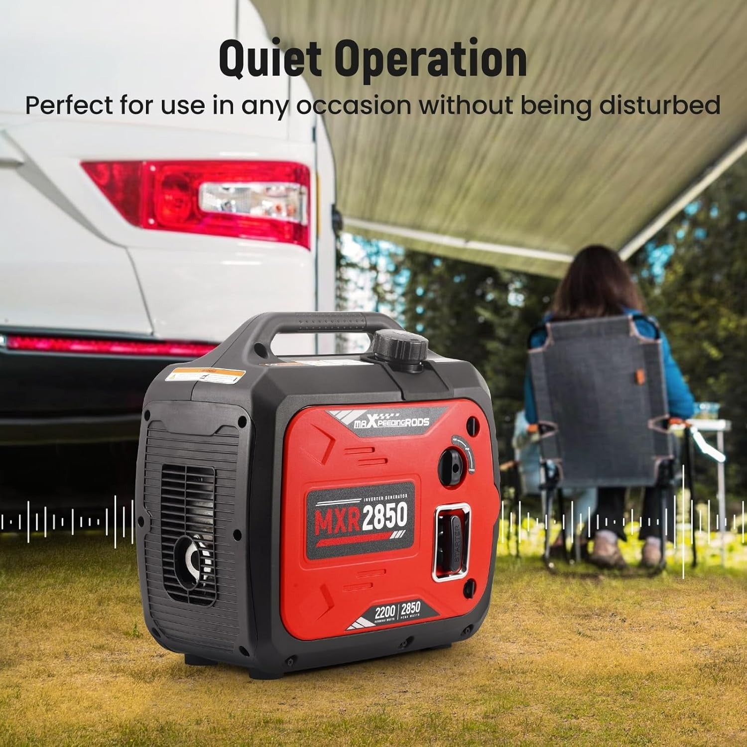 FREE Shipping - MXR2850 2850W Gas Powered Inverter Generator - Durvy Industrial_