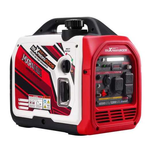 MXR4000 Portable Inverter Generator - Gas Powered, Quiet Operation