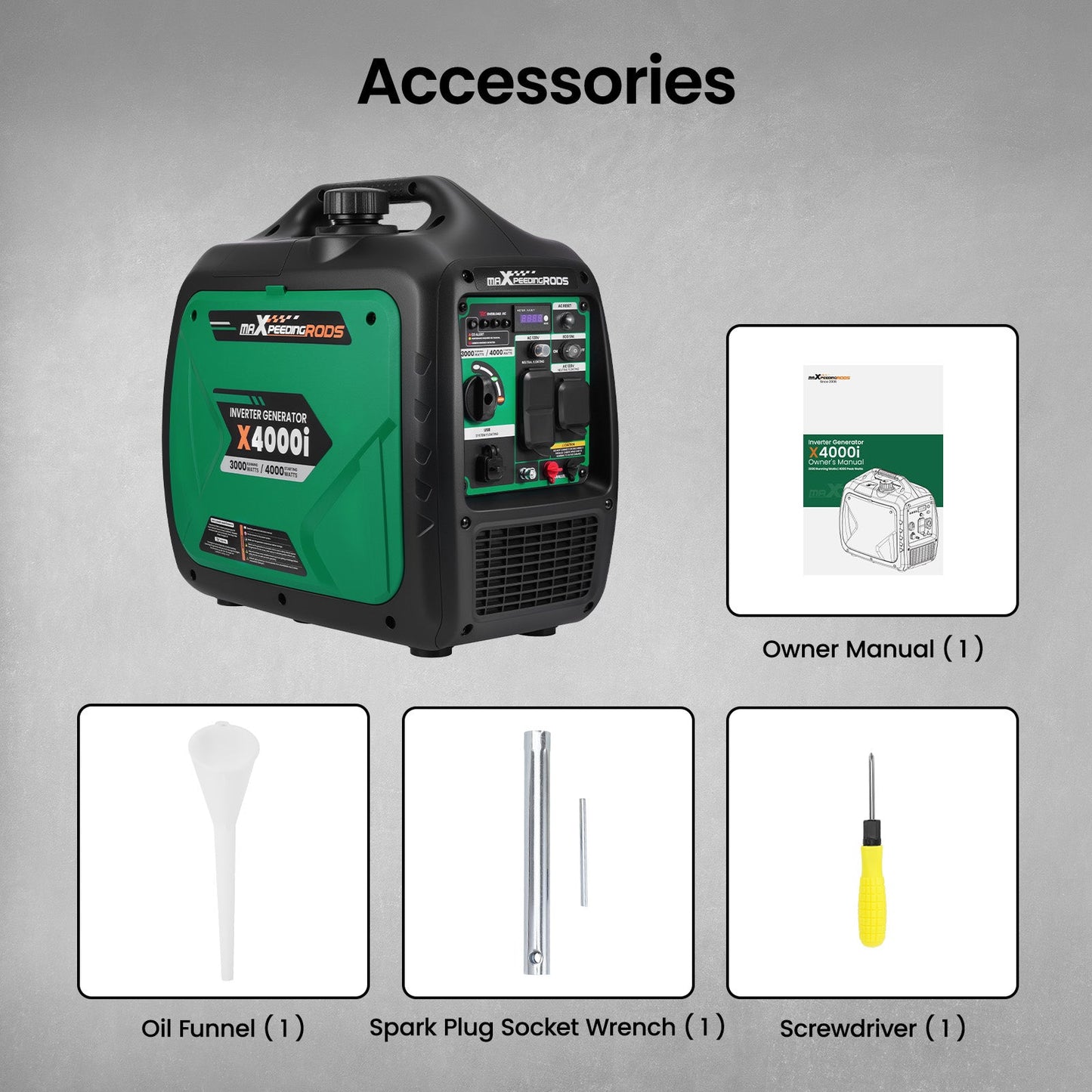 MXR X4000I - 4000 watts. Inverter Generator - Free Ship - Durvy Industrial_