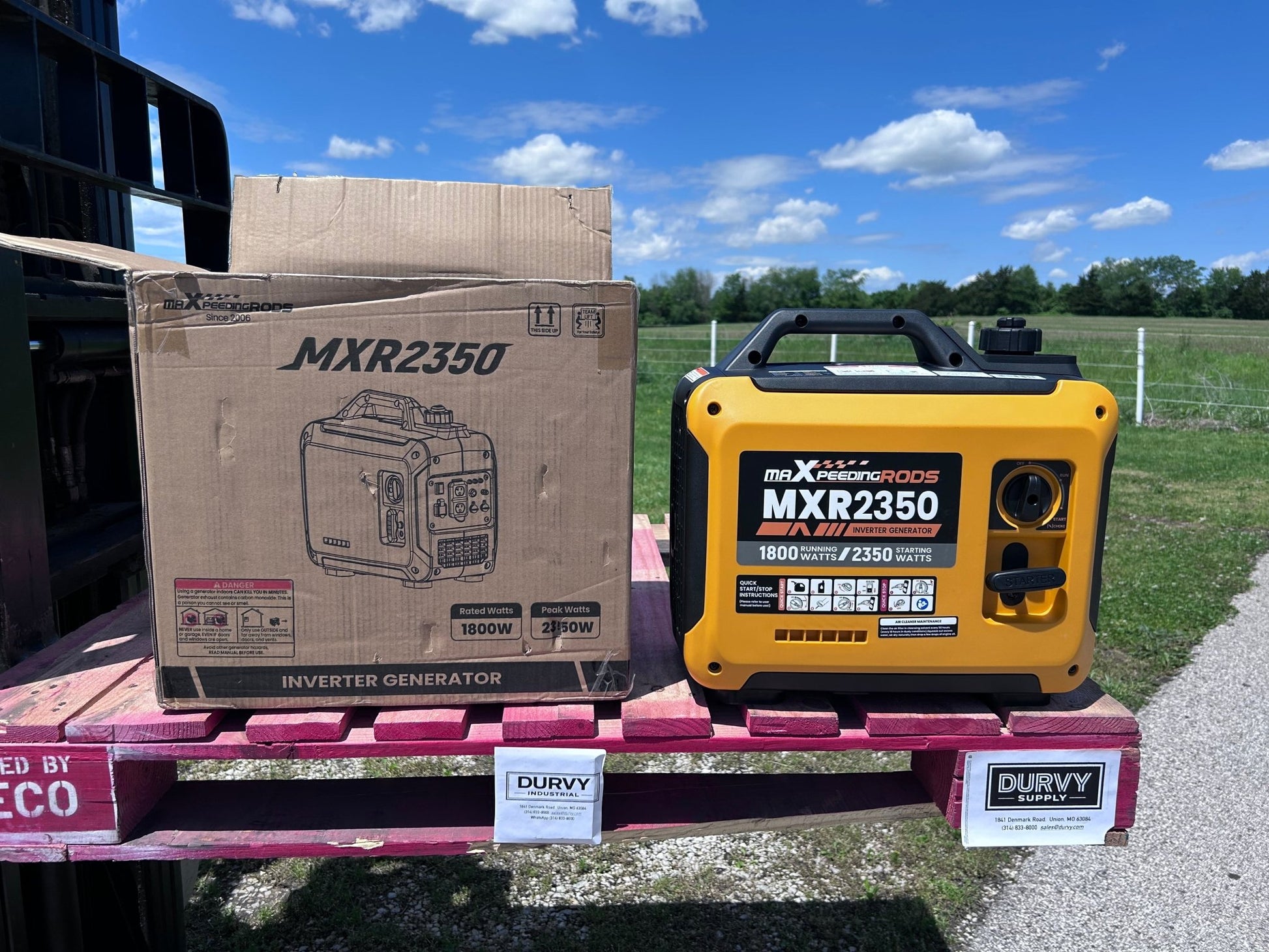 MXR2350 2350W Inverter Generator — Free Shipping to U.S. Territories - Durvy Industrial_