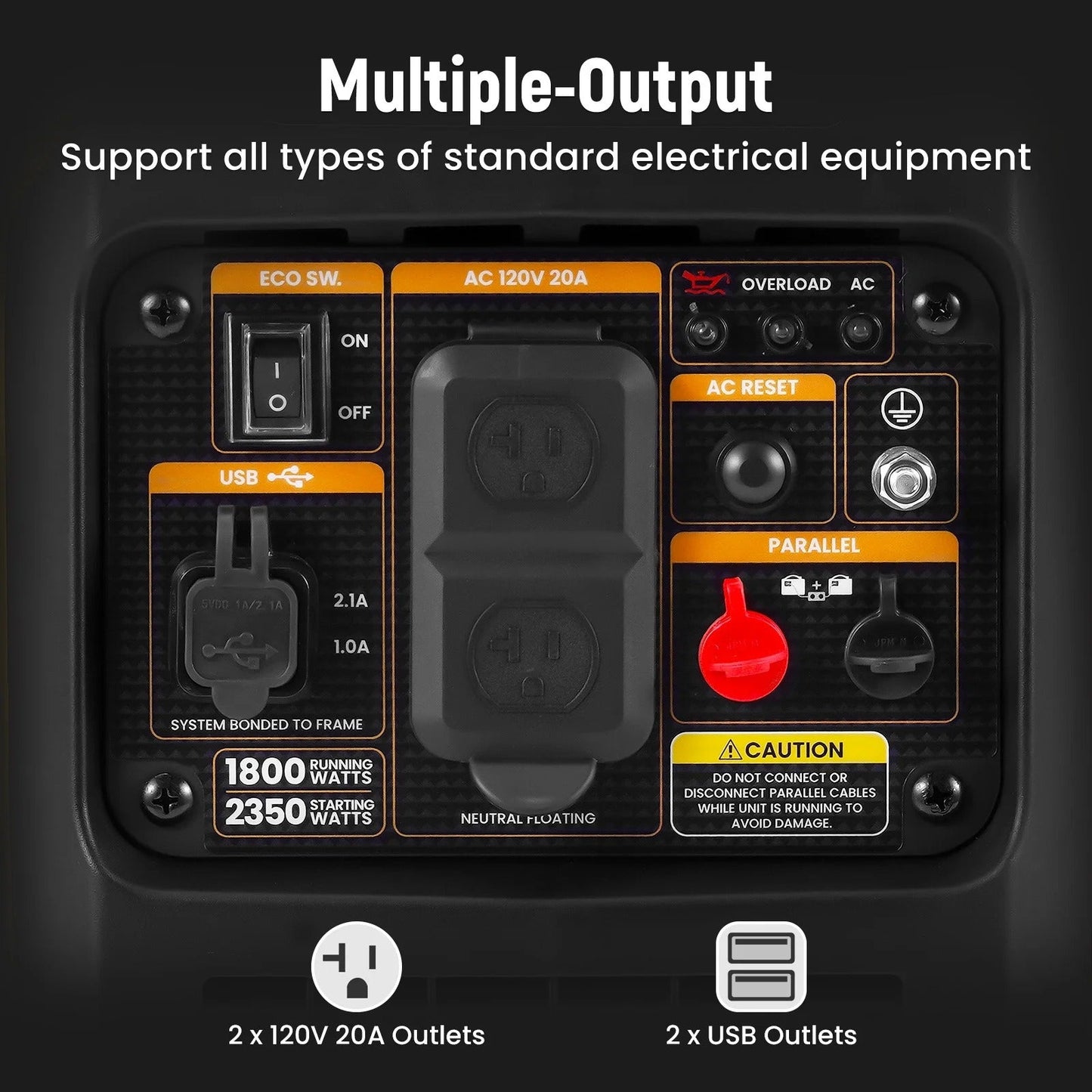 MXR2350 2350W Inverter Generator — Free Shipping to U.S. Territories - Durvy Industrial_