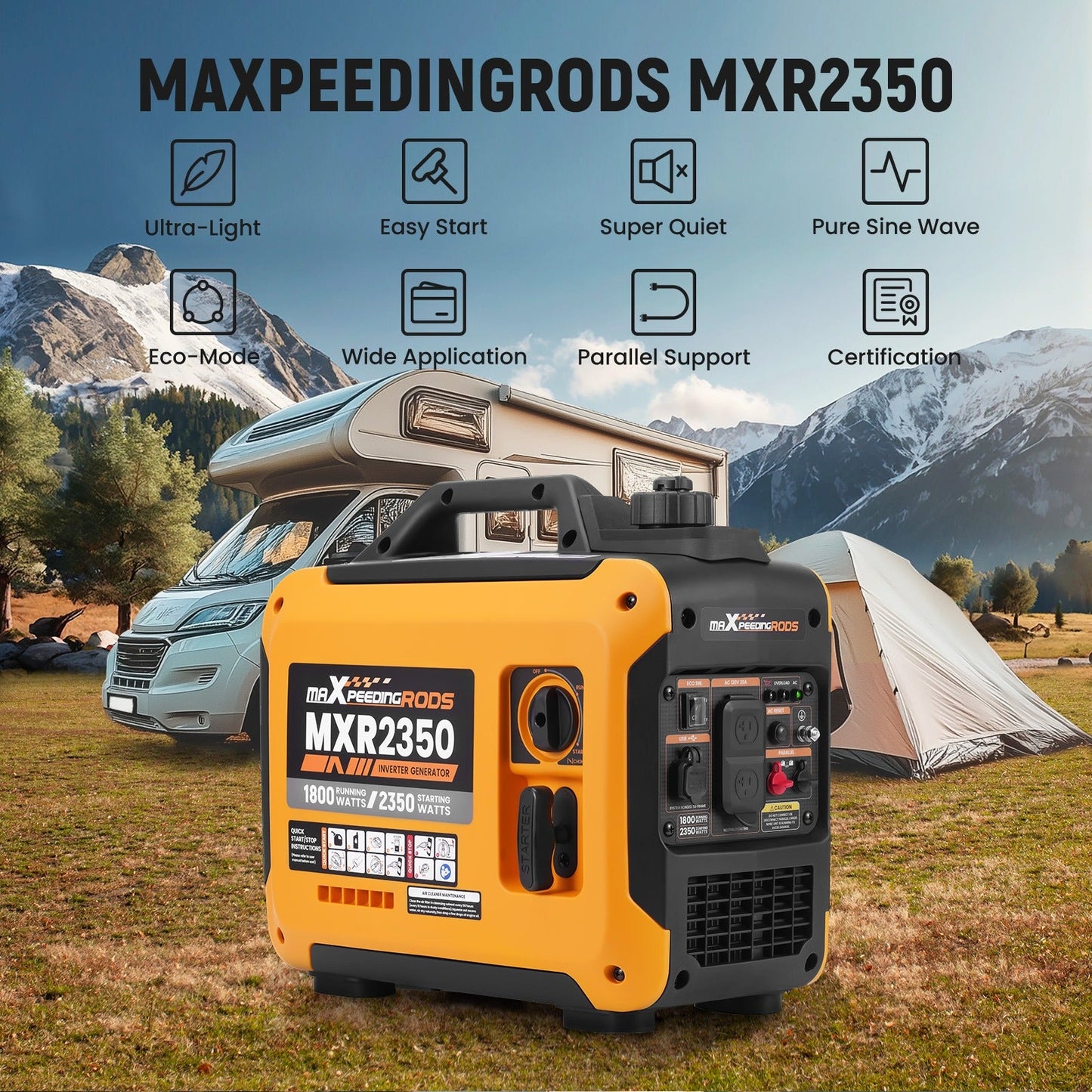 MXR2350 2350W Inverter Generator — Free Shipping to U.S. Territories - Durvy Industrial_