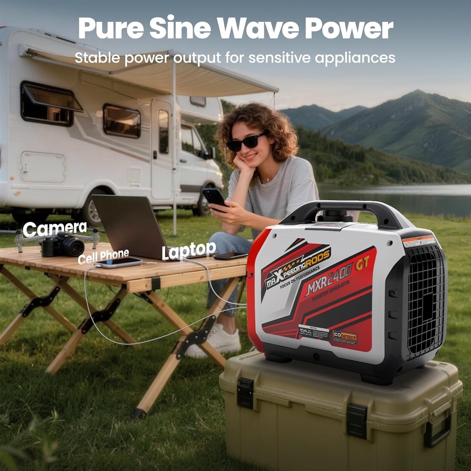 MXR2400GT 2400W Inverter Generator. Ultra - Light. - Durvy Industrial_