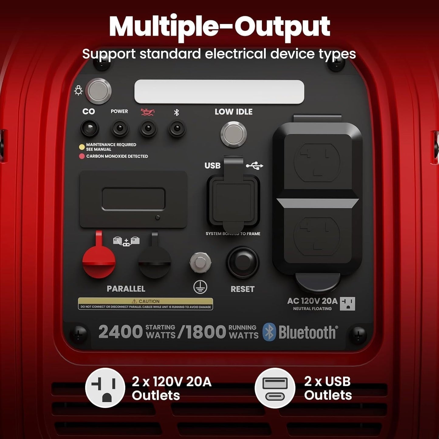 MXR2400GT 2400W Inverter Generator. Ultra - Light. - Durvy Industrial_