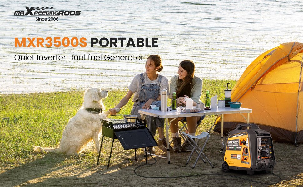 MXR3500S 3500W Dual - Fuel Inverter Generator - Remote Start - Durvy Industrial_