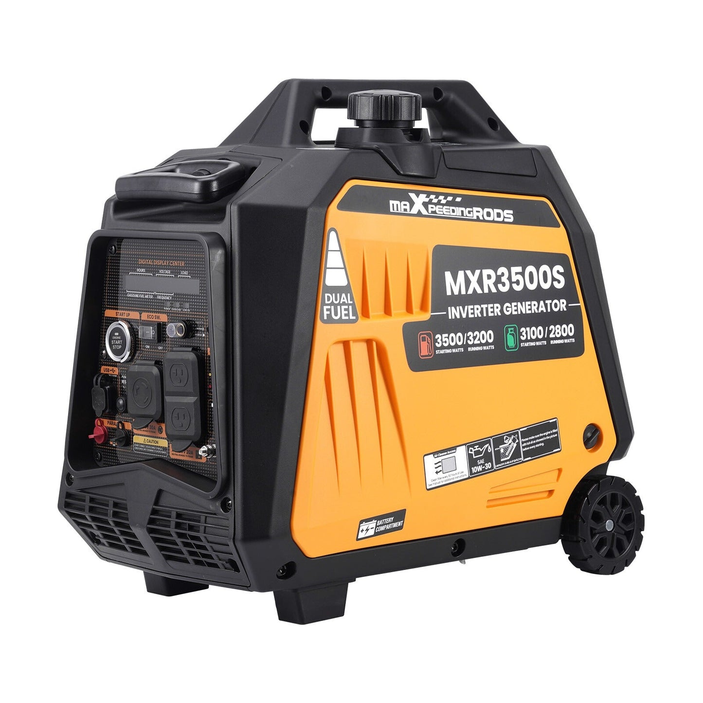 MXR3500S 3500W Dual - Fuel Inverter Generator - Remote Start - Durvy Industrial_