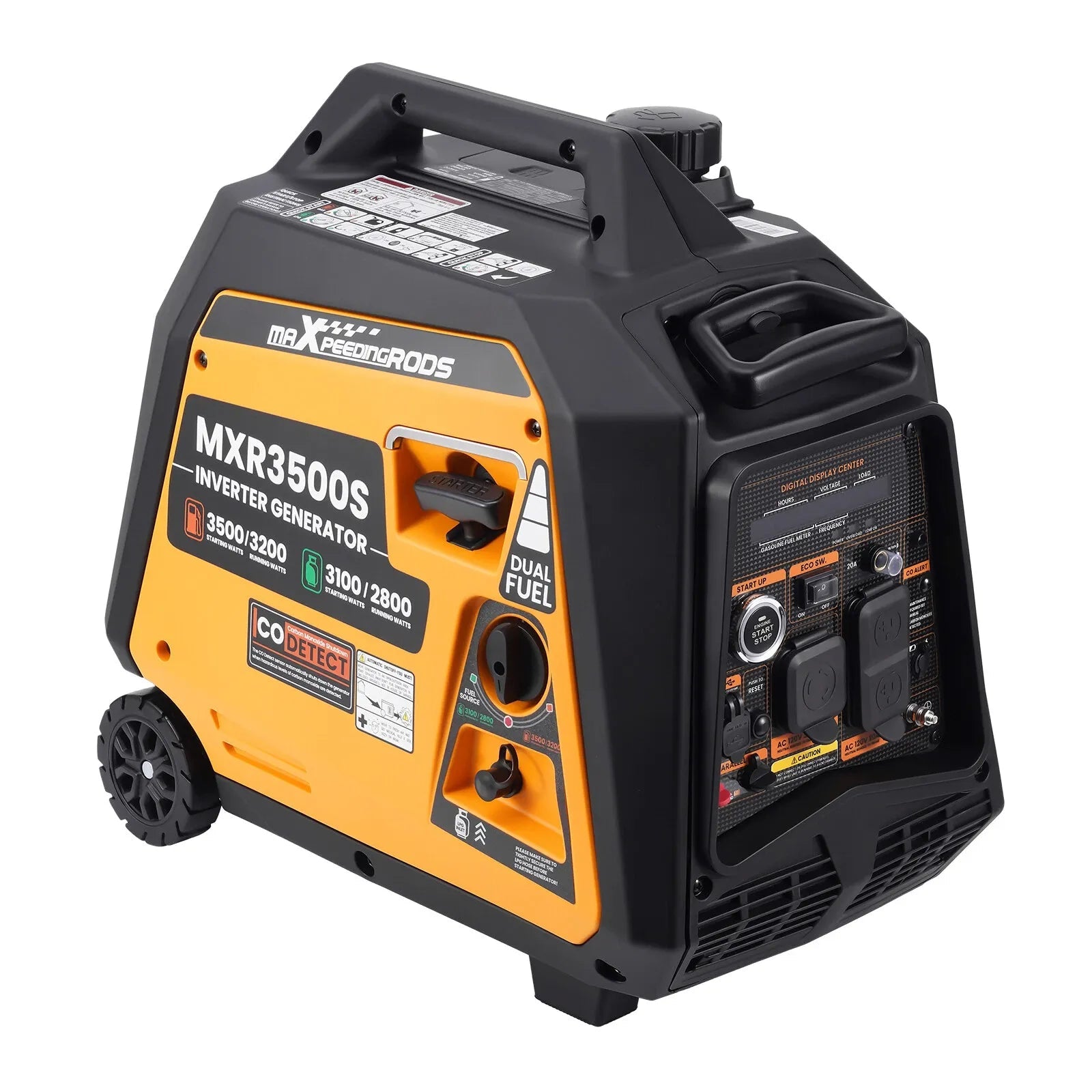 MXR3500S 3500W Dual - Fuel Inverter Generator - Remote Start - Durvy Industrial_