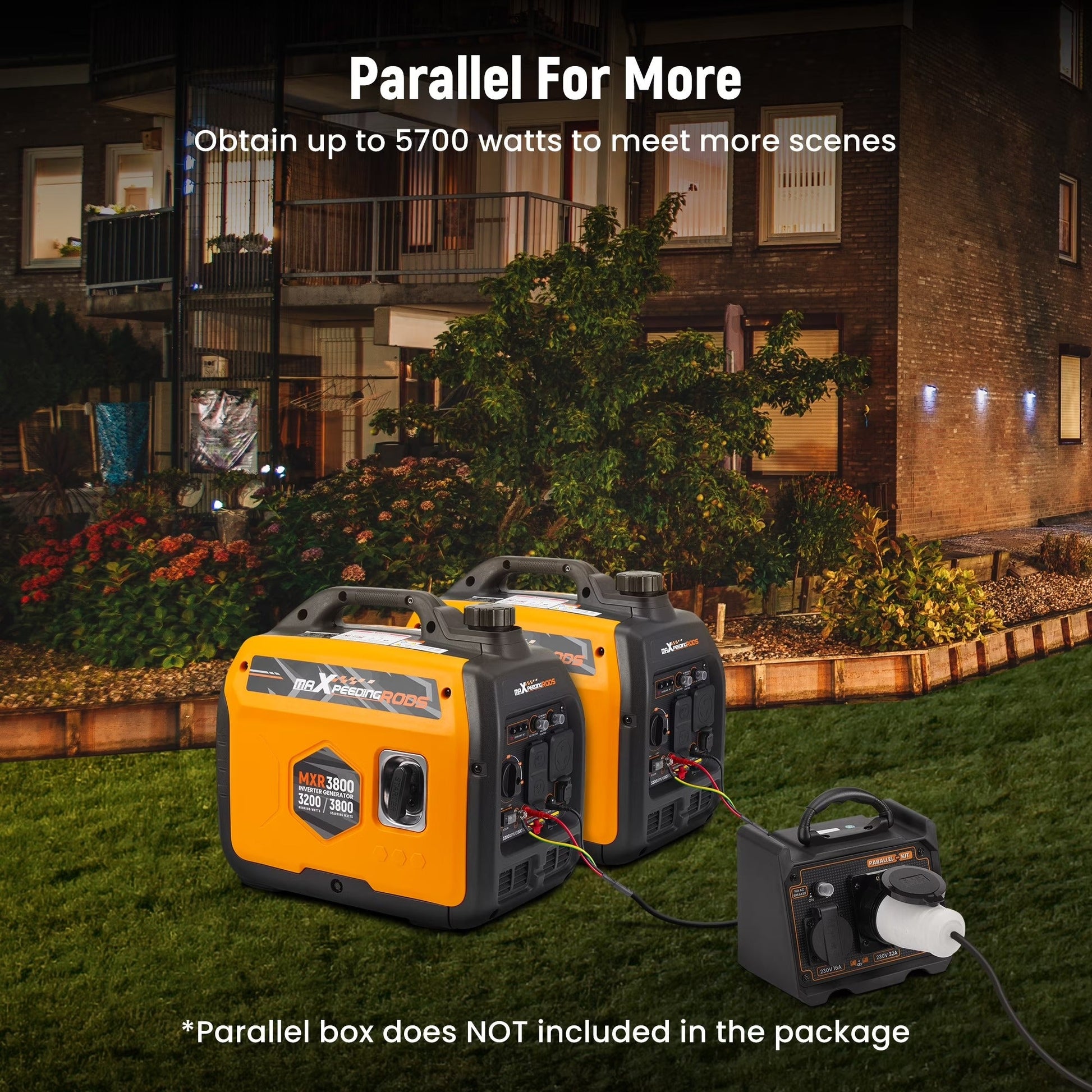 MXR3800 3800W Gas Powered Inverter Generator - Durvy Industrial_