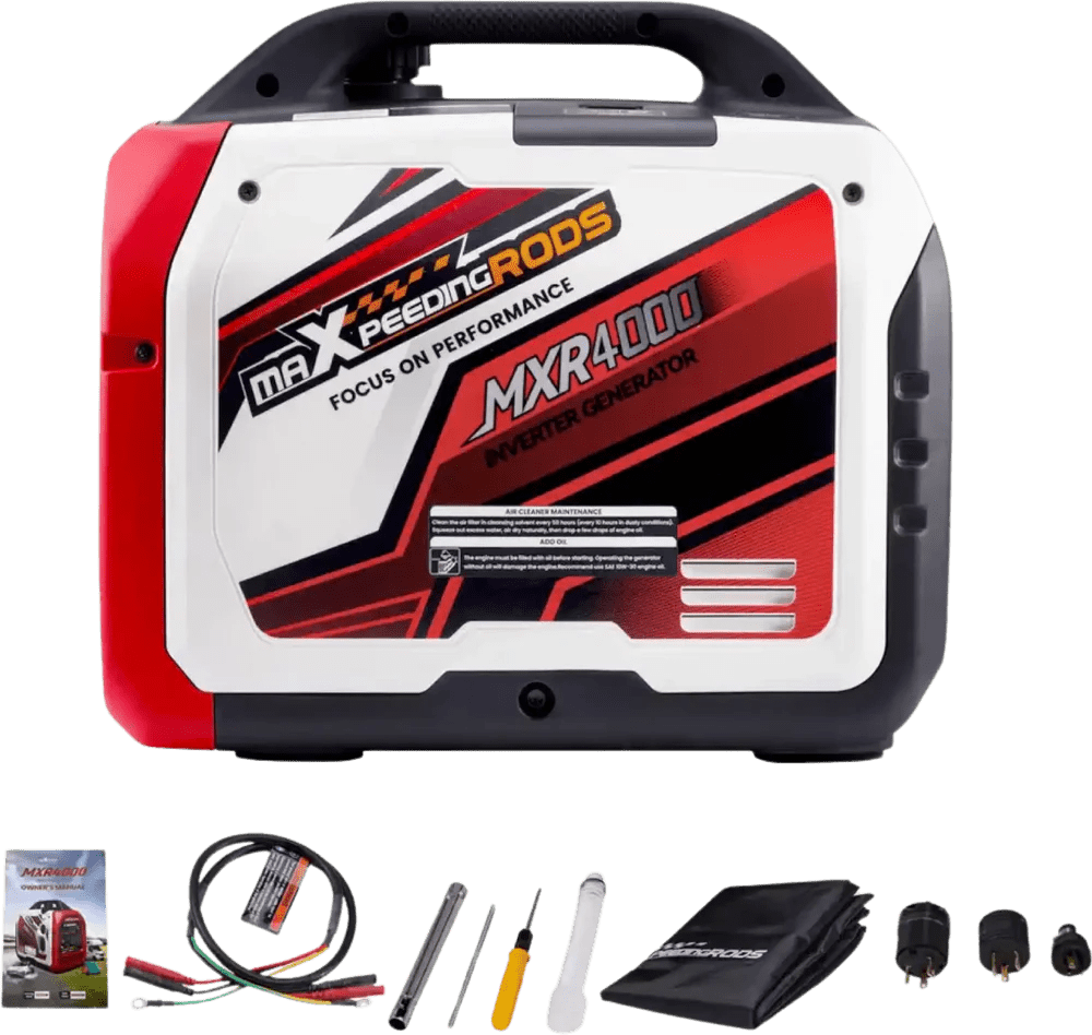MXR4000 Portable Inverter Generator - Gas Powered, Quiet Operation - Durvy Industrial_