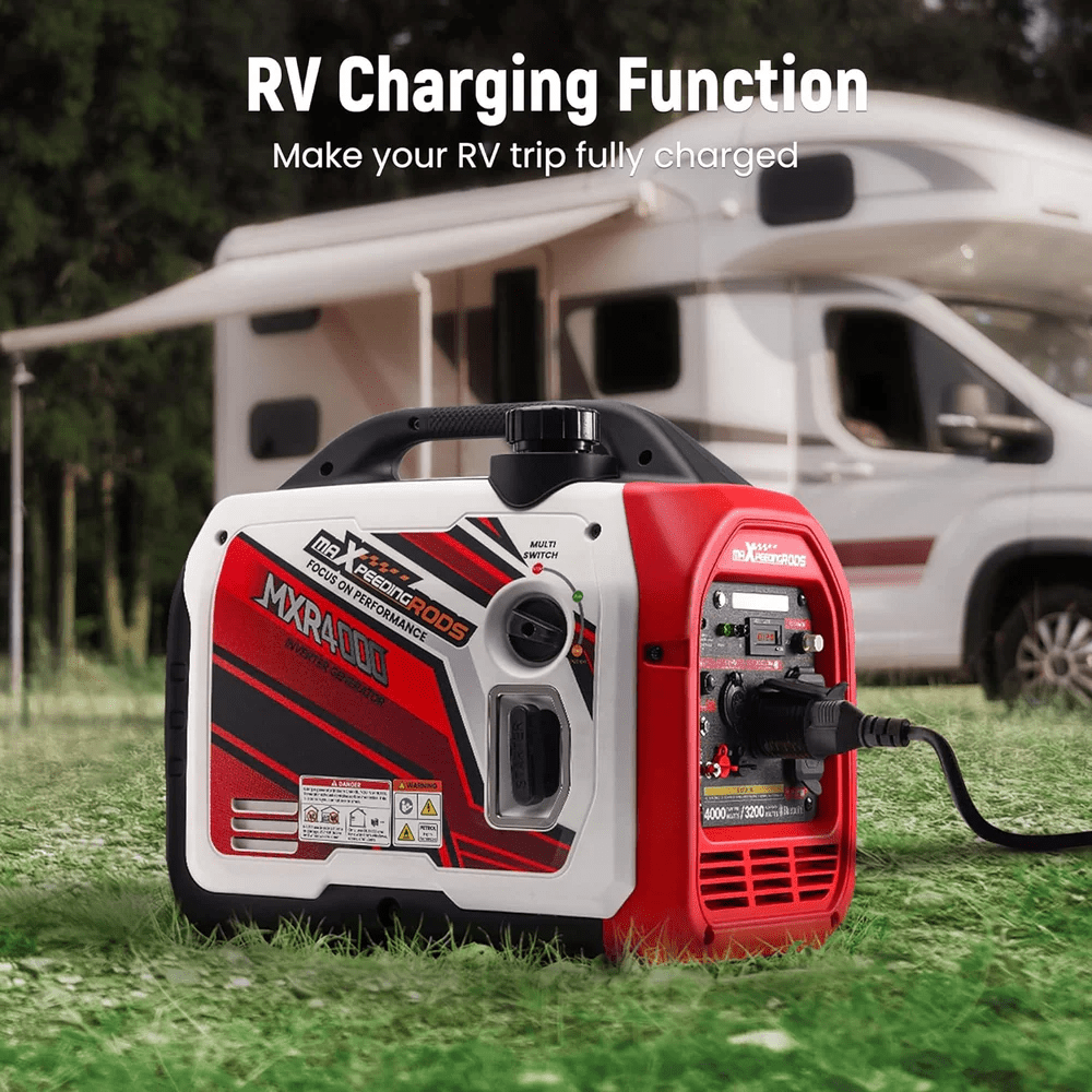 MXR4000 Portable Inverter Generator - Gas Powered, Quiet Operation - Durvy Industrial_
