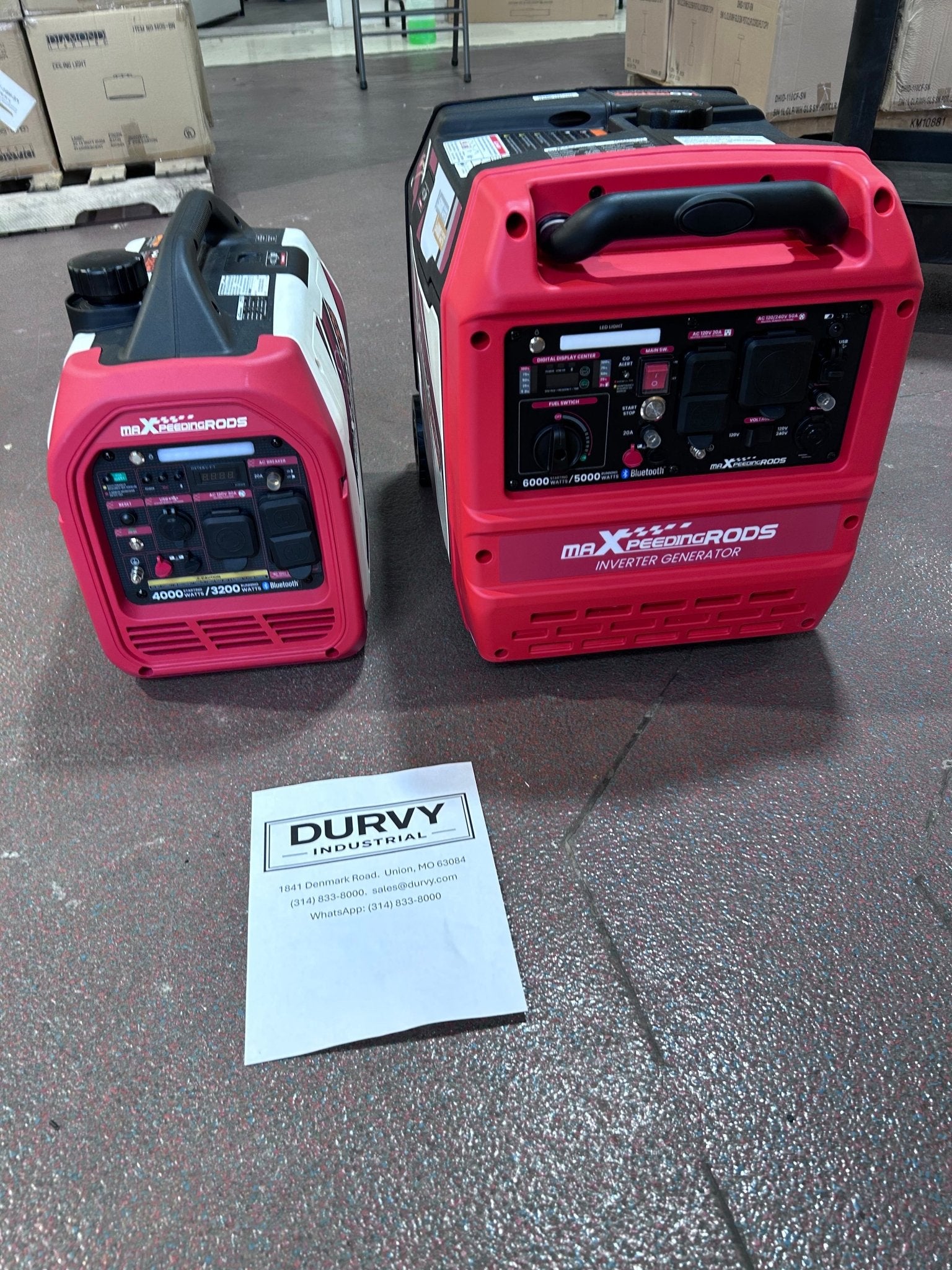 MXR4000GT 4000W Dual - Fuel Inverter Generator - Durvy Industrial_