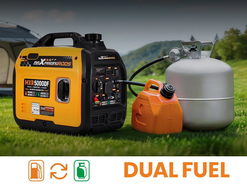 MXR5000DF - Inverter Generator - Dual Fuel (Propane - LPG) for Apartments. - Durvy Industrial_