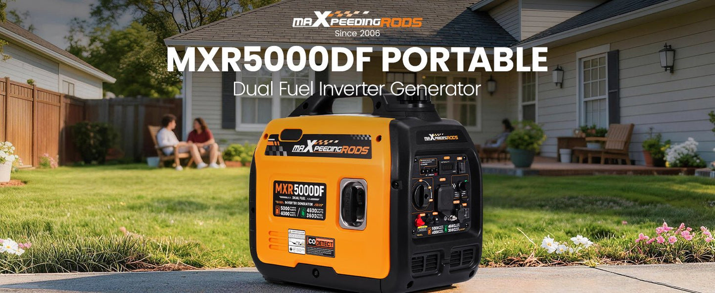 MXR5000DF - Inverter Generator - Dual Fuel (Propane - LPG) for Apartments. - Durvy Industrial_