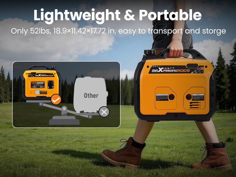MXR5000DF - Inverter Generator - Dual Fuel (Propane - LPG) for Apartments. - Durvy Industrial_