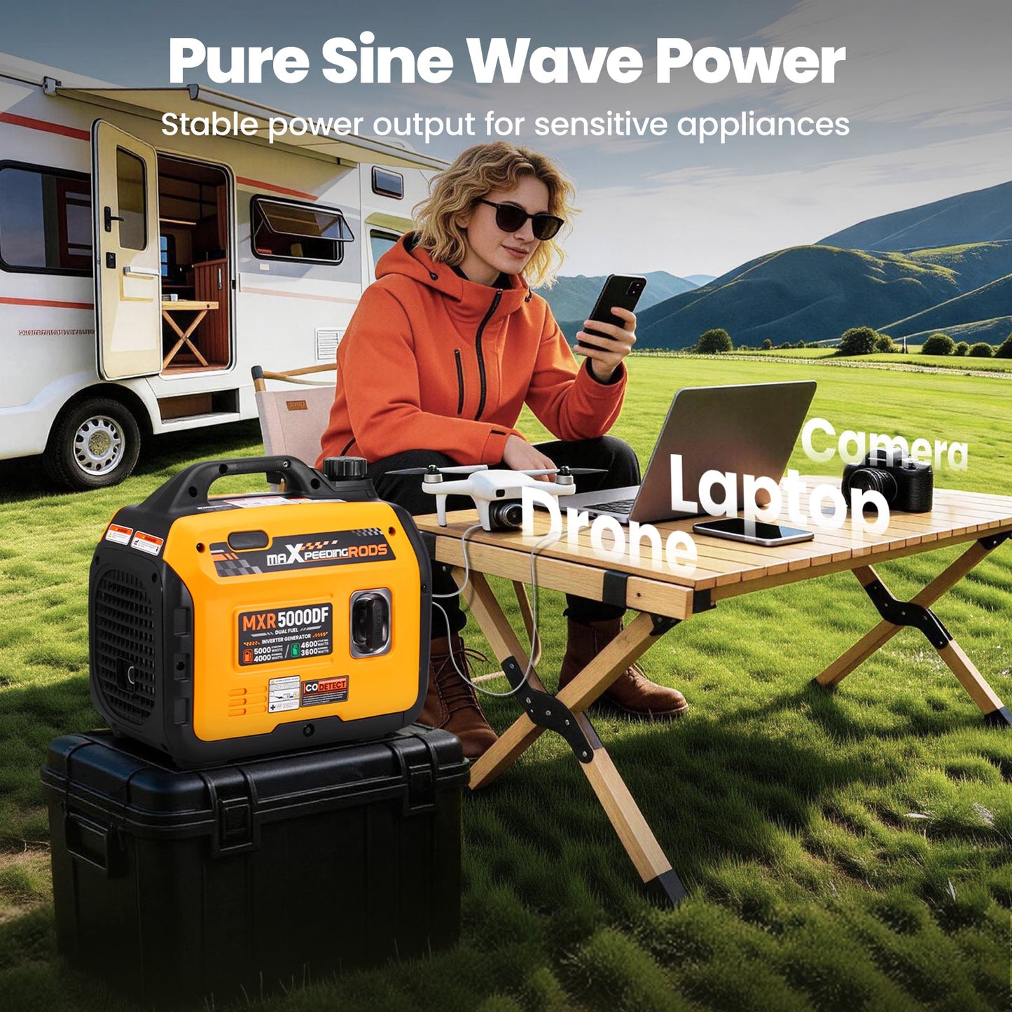 MXR5000DF - Inverter Generator - Dual Fuel (Propane - LPG) for Apartments. - Durvy Industrial_
