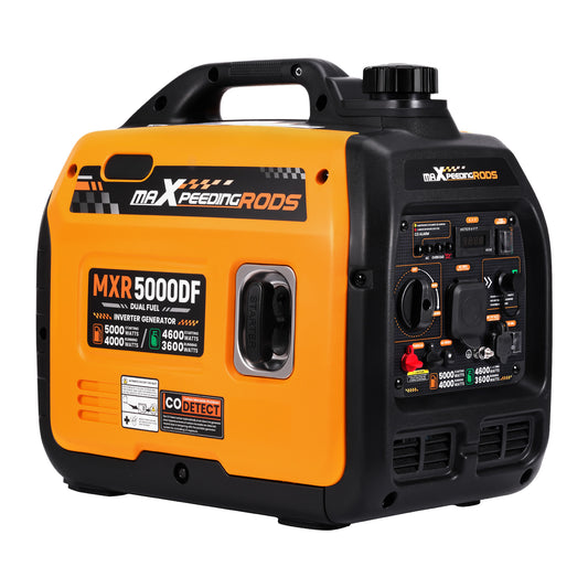 MXR5000DF - Inverter Generator - Dual Fuel (Propane-LPG) for Apartments.