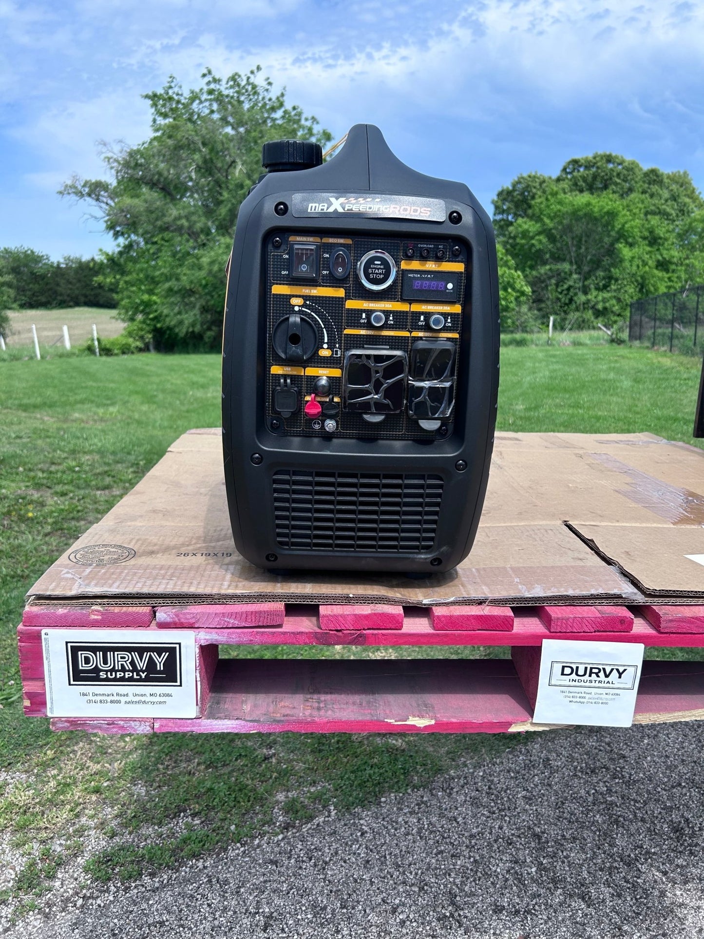 MXR5000iE 5000W Inverter Generator — USPS Priority Air Ship Included. CNMI, Guam, PR & USVI. - Durvy Industrial_