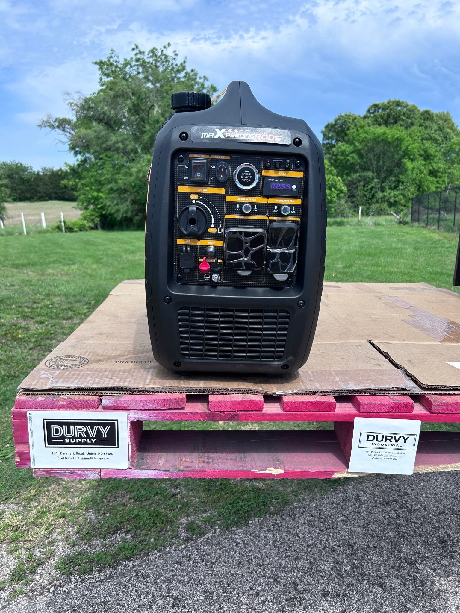 MXR5000iE 5000W Inverter Generator — USPS Priority Air Ship Included. CNMI, Guam, PR & USVI. - Durvy Industrial_