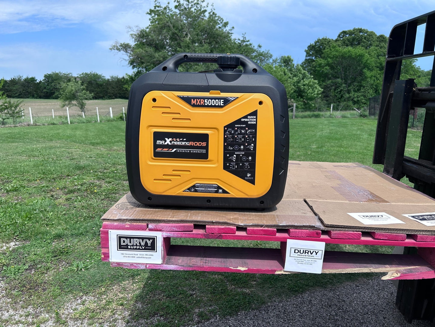 MXR5000iE 5000W Inverter Generator — USPS Priority Air Ship Included. CNMI, Guam, PR & USVI. - Durvy Industrial_